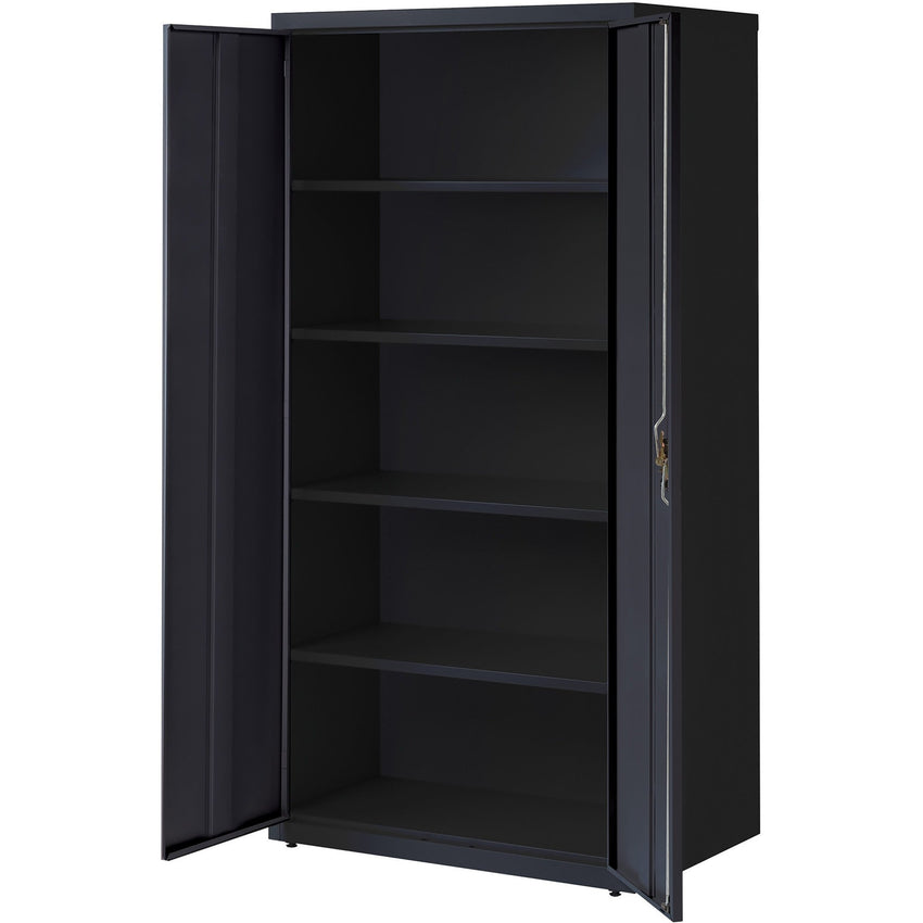 Lorell Fortress Series Storage Cabinet Steel 5 Shelves 3 - Point Locking System Powder Coat Finish (LLR - LLR3441X) - SchoolOutlet