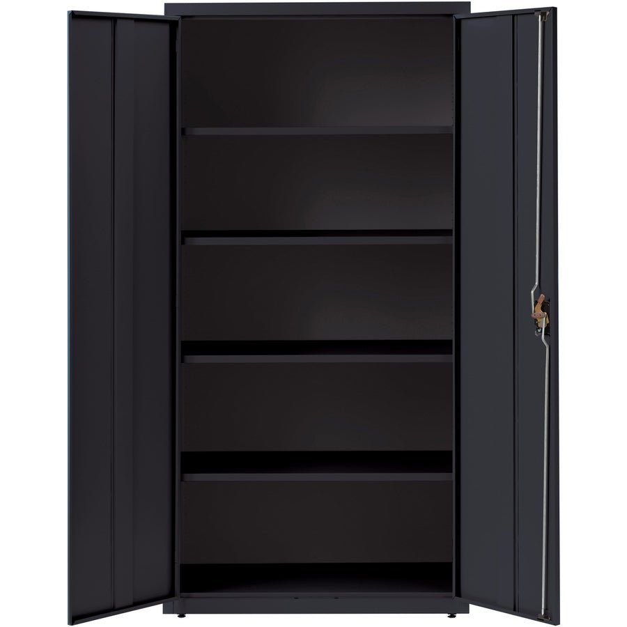 Lorell Fortress Series Storage Cabinet Steel 5 Shelves 3 - Point Locking System Powder Coat Finish (LLR - LLR3441X) - SchoolOutlet