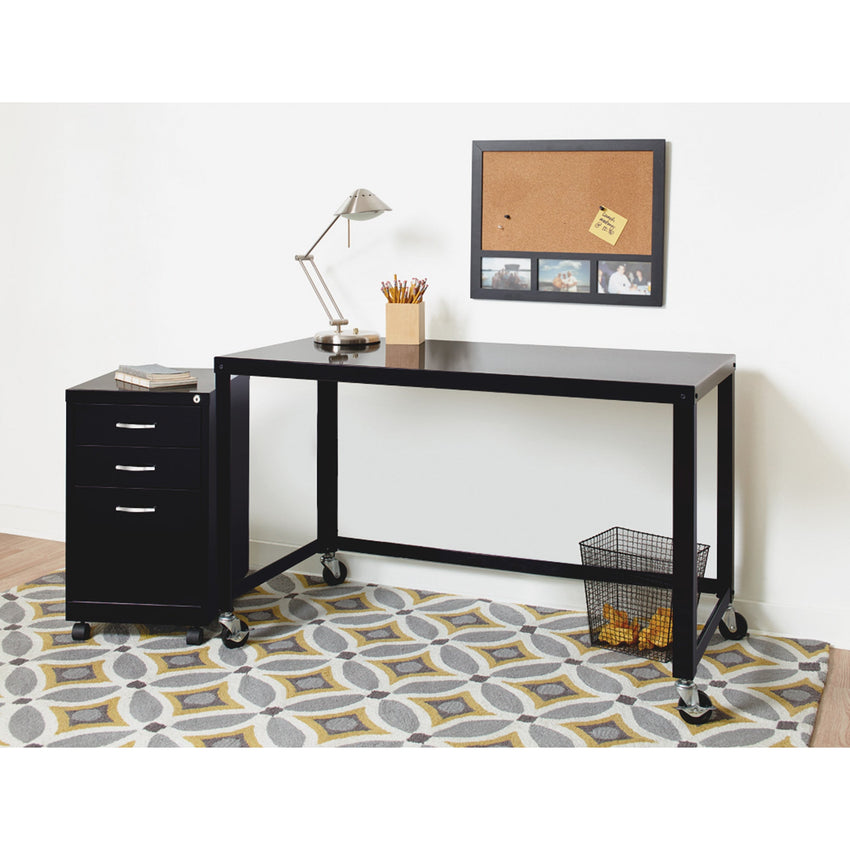 Lorell SOHO Personal Mobile Desk 48"W x 23"D x 29.50"H (LLR - LLR34417) - SchoolOutlet