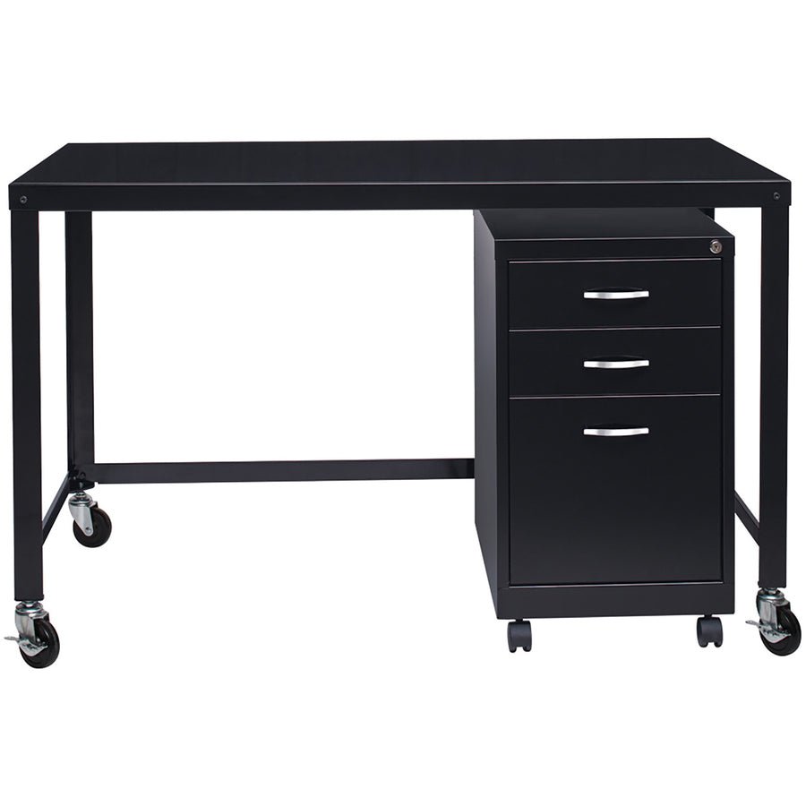Lorell SOHO Personal Mobile Desk 48"W x 23"D x 29.50"H (LLR - LLR34417) - SchoolOutlet