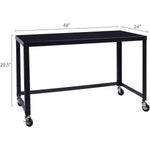 Lorell SOHO Personal Mobile Desk 48