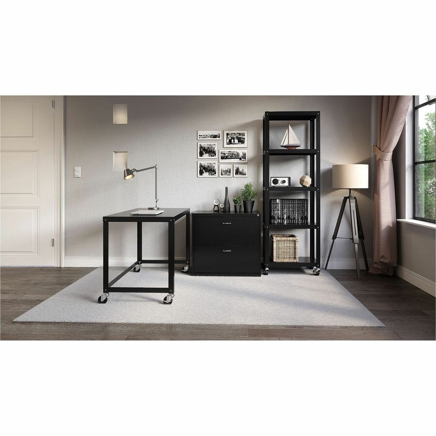 Lorell SOHO Personal Mobile Desk 48"W x 23"D x 29.50"H (LLR - LLR34417) - SchoolOutlet