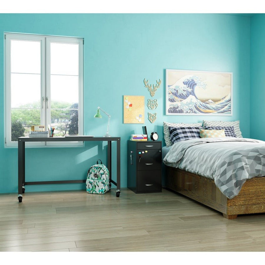 Lorell SOHO Personal Mobile Desk 48"W x 23"D x 29.50"H (LLR - LLR34417) - SchoolOutlet