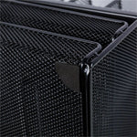 Lorell Mesh Desk Organizer 8 - Compartment Steel Desktop File Organizer Black (LLR - LLR37523) - SchoolOutlet