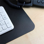 Lorell Rectangular Black Desk Pad with Broad Surface Protection and Professional Non - Slip Writing Foundation 36