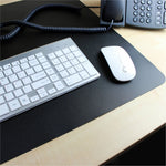 Lorell Rectangular Black Desk Pad with Broad Surface Protection and Professional Non - Slip Writing Foundation 24
