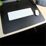 Lorell Rectangular Black Desk Pad with Broad Surface Protection and Professional Non - Slip Writing Foundation 24