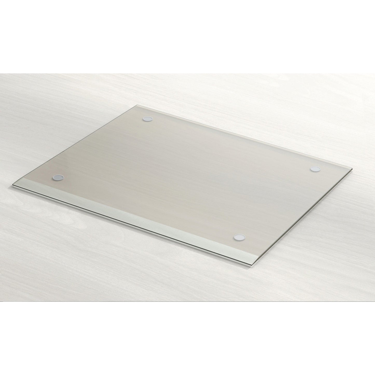 Lorell Rectangular Clear Rubber Desk Pad with Non - Slip Grip and Surface Protective Barrier 24"W (LLR - LLR39658) - SchoolOutlet