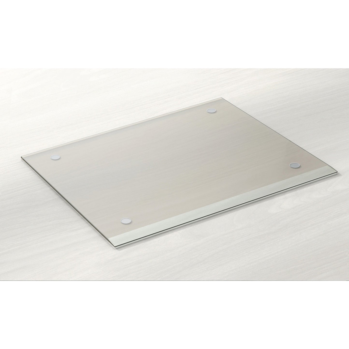 Lorell Rectangular Clear Rubber Desk Pad with Non - Slip Grip and Surface Protective Barrier 24"W (LLR - LLR39658) - SchoolOutlet