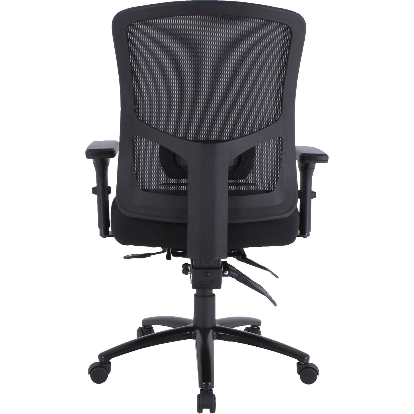 Lorell Big & Tall Mesh Back Office Chair Black Adjustable Ergonomic 17 - 3/4" - 19 - 5/8"H (LLR - LLR40210) - SchoolOutlet