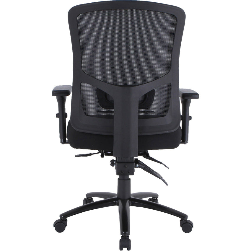 Lorell Big & Tall Mesh Back Office Chair Black Adjustable Ergonomic 17 - 3/4" - 19 - 5/8"H (LLR - LLR40210) - SchoolOutlet