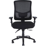 Lorell Big & Tall Mesh Back Office Chair Black Adjustable Ergonomic 17 - 3/4
