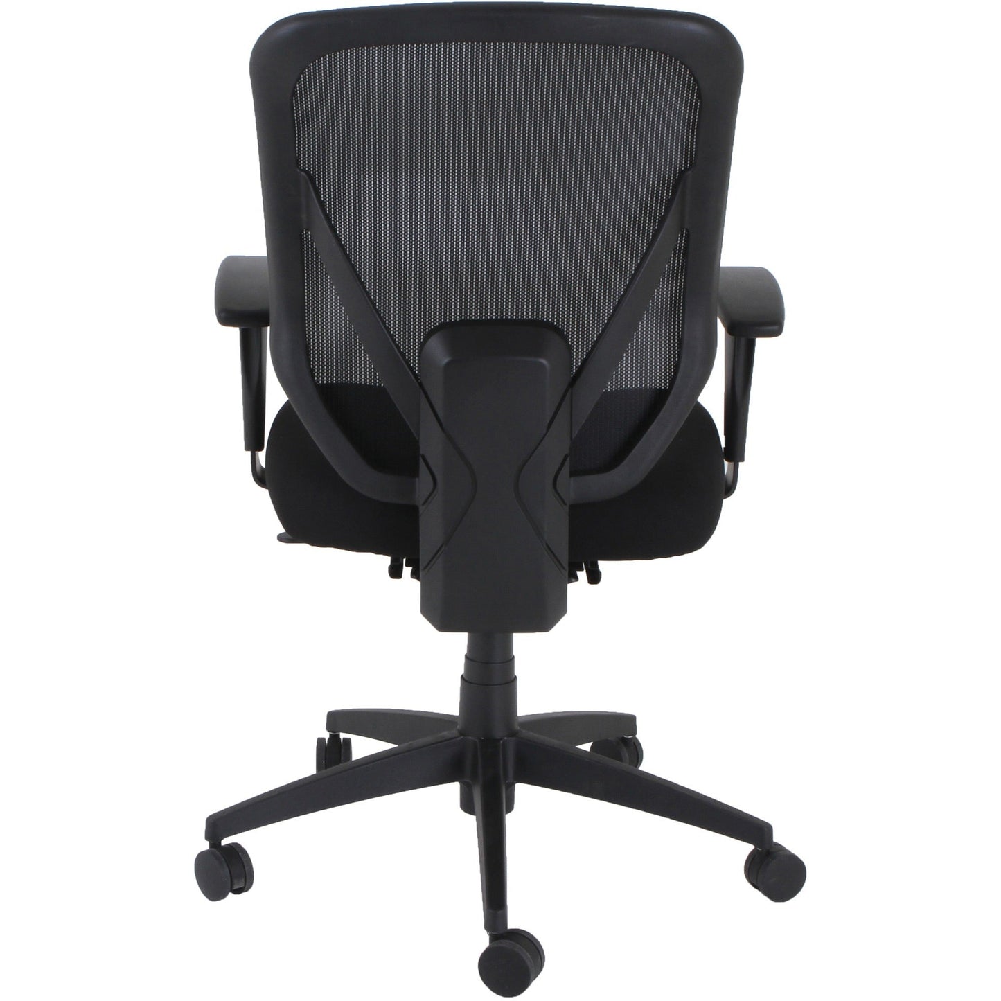 Lorell Executive High - Back Mesh Office Chair with Adjustable Arms and Seat Depth 20.50"H (LLR - LLR40212) - SchoolOutlet