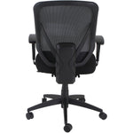 Lorell Executive High - Back Mesh Office Chair with Adjustable Arms and Seat Depth 20.50