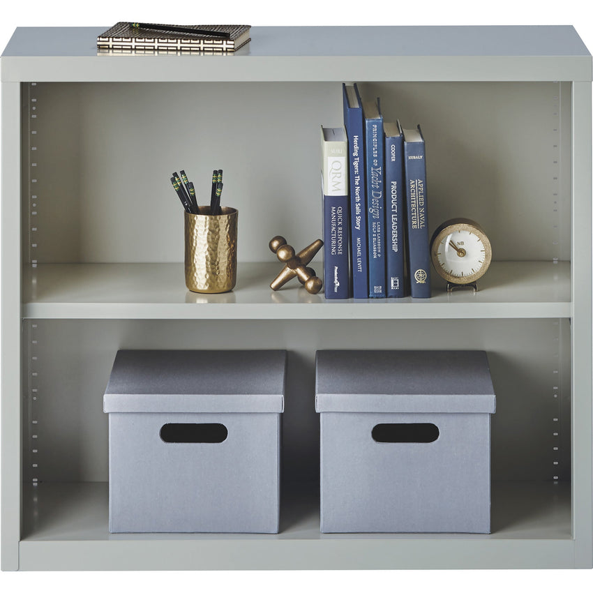 Lorell Fortress Series 2 - Shelf Bookcase 34.5"W x 13"D x 30"H (LLR - FRT - BC34530) - SchoolOutlet