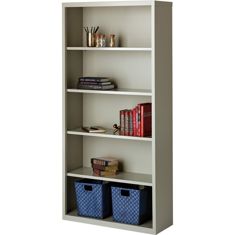 Lorell Fortress Series 5 - Shelf Bookcase 34.5"W x 13"D x 72"H (LLR - FRT - BC34572) - SchoolOutlet