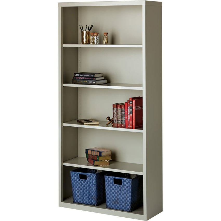 Lorell Fortress Series 5 - Shelf Bookcase 34.5"W x 13"D x 72"H (LLR - FRT - BC34572) - SchoolOutlet