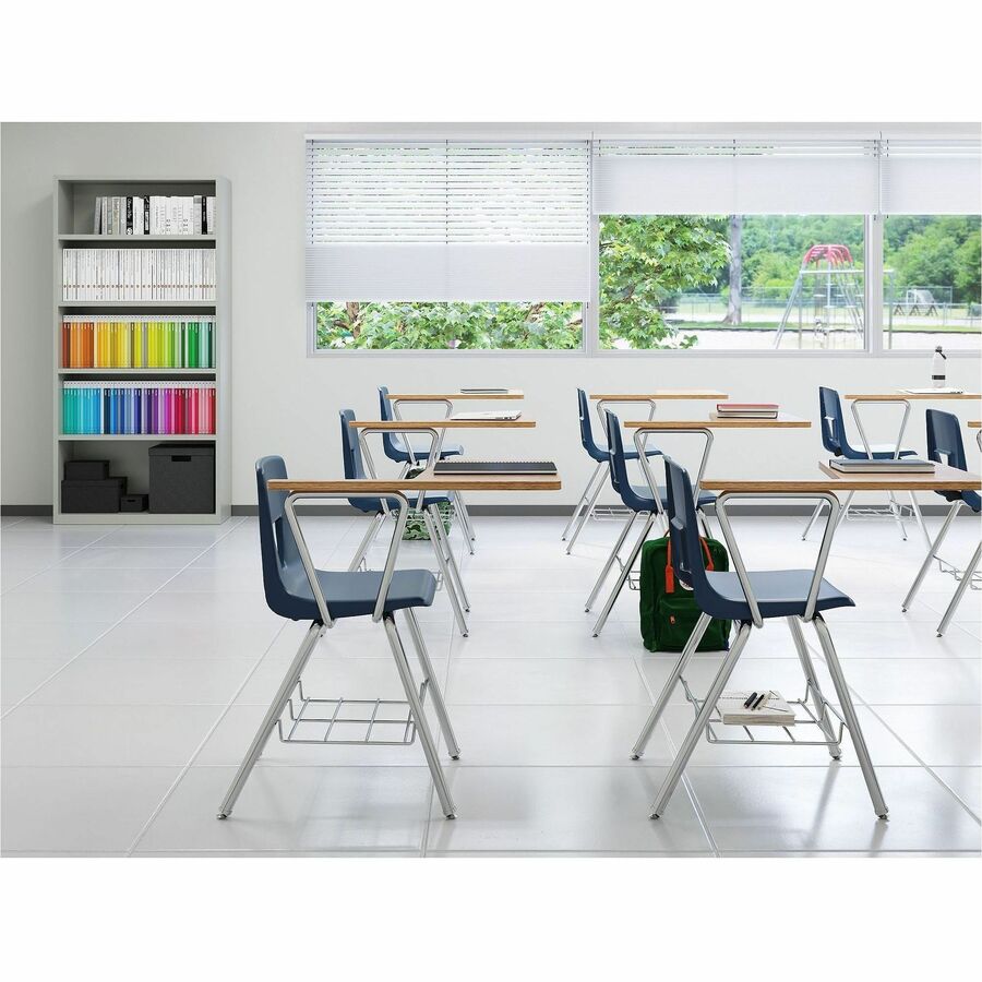 Lorell Fortress Series 5 - Shelf Bookcase 34.5"W x 13"D x 72"H (LLR - FRT - BC34572) - SchoolOutlet