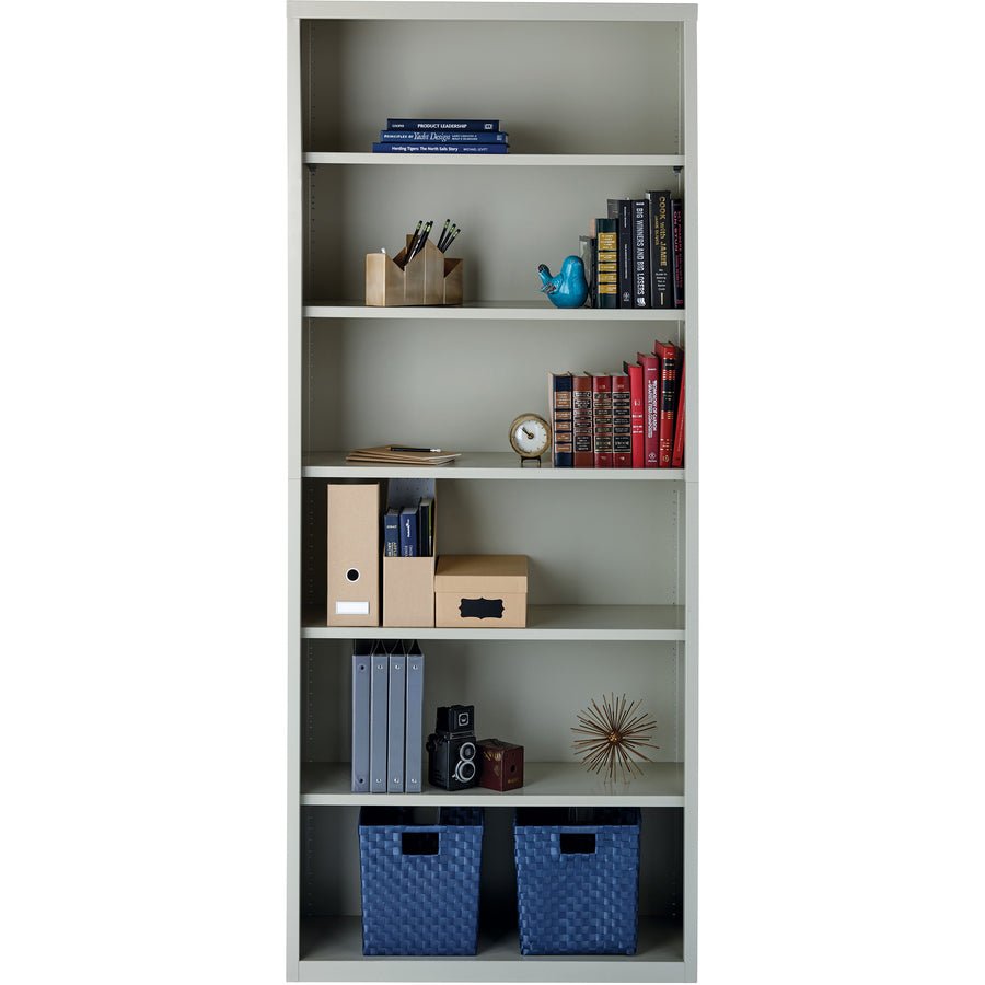 Lorell Fortress Series 6 - Shelf Bookcase 34.5"W x 13"D x 82"H Assembly Required (LLR - LLR41292) - SchoolOutlet