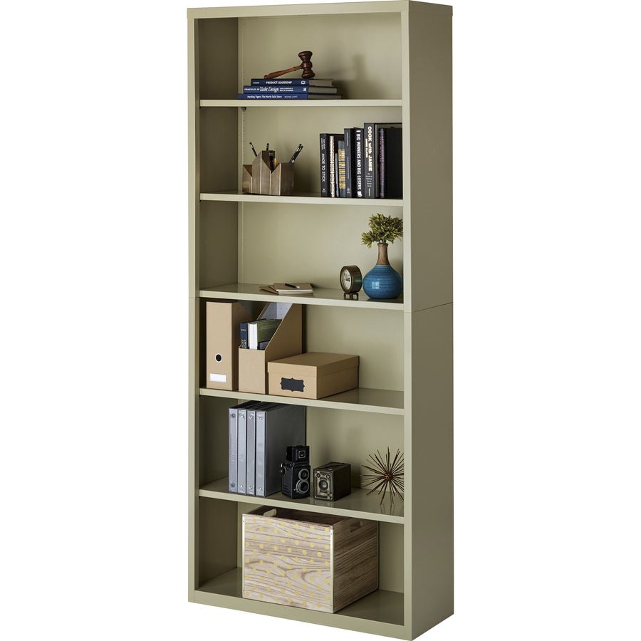 Lorell Fortress Series 6 - Shelf Bookcase 34.5"W x 13"D x 82"H (LLR - FRT - BC34582) - SchoolOutlet