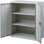 Lorell Fortress Series Storage Cabinet Steel 3 Shelves 3 - Point Locking System Powder Coat Finish (LLR - LLR4130X3) - SchoolOutlet