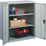 Lorell Fortress Series Storage Cabinet Steel 3 Shelves 3 - Point Locking System Powder Coat Finish (LLR - LLR4130X3) - SchoolOutlet