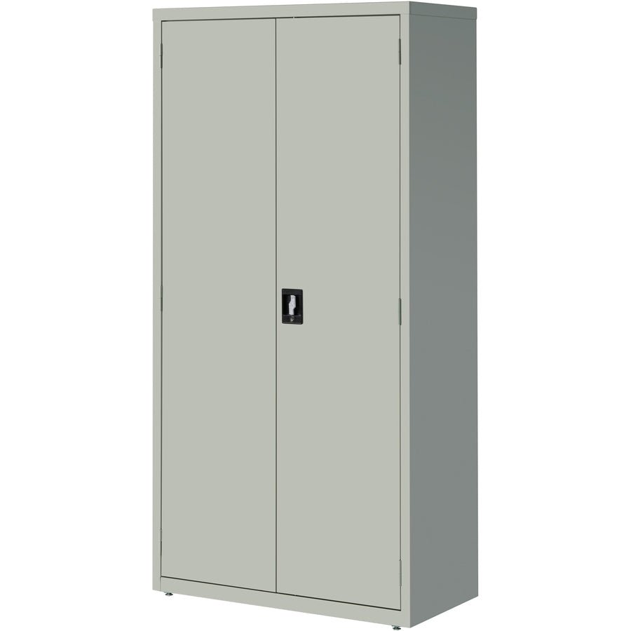 Lorell Fortress Series Storage Cabinet Steel 5 Shelves 3 - Point Locking System Powder Coat Finish (LLR - LLR4130X5) - SchoolOutlet