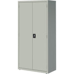 Lorell Fortress Series Storage Cabinet Steel 5 Shelves 3 - Point Locking System Powder Coat Finish (LLR - LLR4130X5) - SchoolOutlet