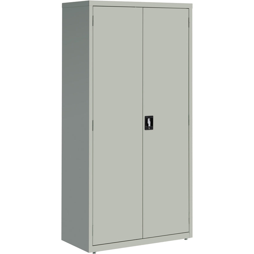 Lorell Fortress Series Storage Cabinet Steel 5 Shelves 3 - Point Locking System Powder Coat Finish (LLR - LLR4130X5) - SchoolOutlet