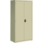 Lorell Fortress Series Storage Cabinet Steel 5 Shelves 3 - Point Locking System Powder Coat Finish (LLR - LLR4130X5) - SchoolOutlet