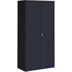 Lorell Fortress Series Storage Cabinet Steel 5 Shelves 3 - Point Locking System Powder Coat Finish (LLR - LLR4130X5) - SchoolOutlet