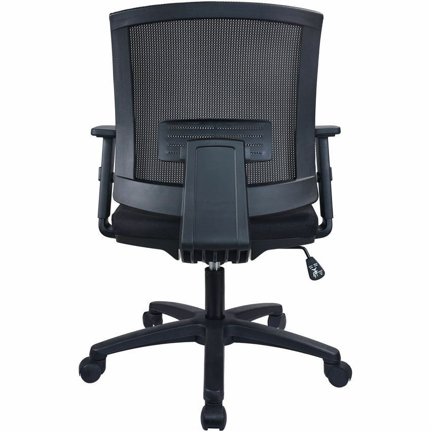 Lorell SOHO Mesh Mid - Back Task Chair with Adjustable Arms and 5 - Star Base 16.75" - 20"H (LLR - LLR41842) - SchoolOutlet
