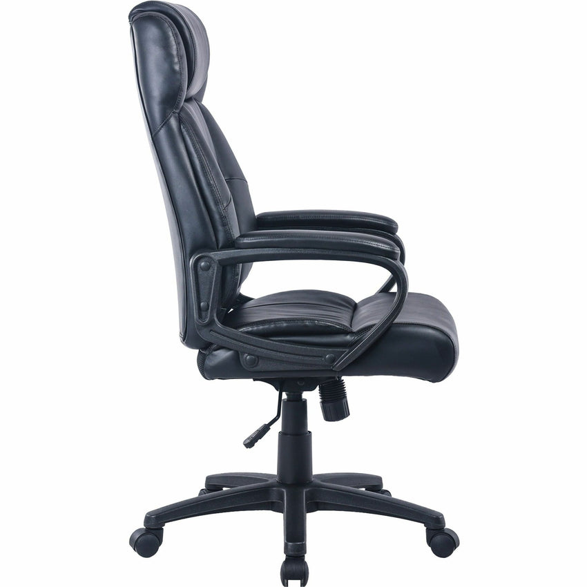 Lorell High - Back Executive Chair with Bonded Leather Upholstery and 5 - Star Base (LLR - LLR41844) - SchoolOutlet