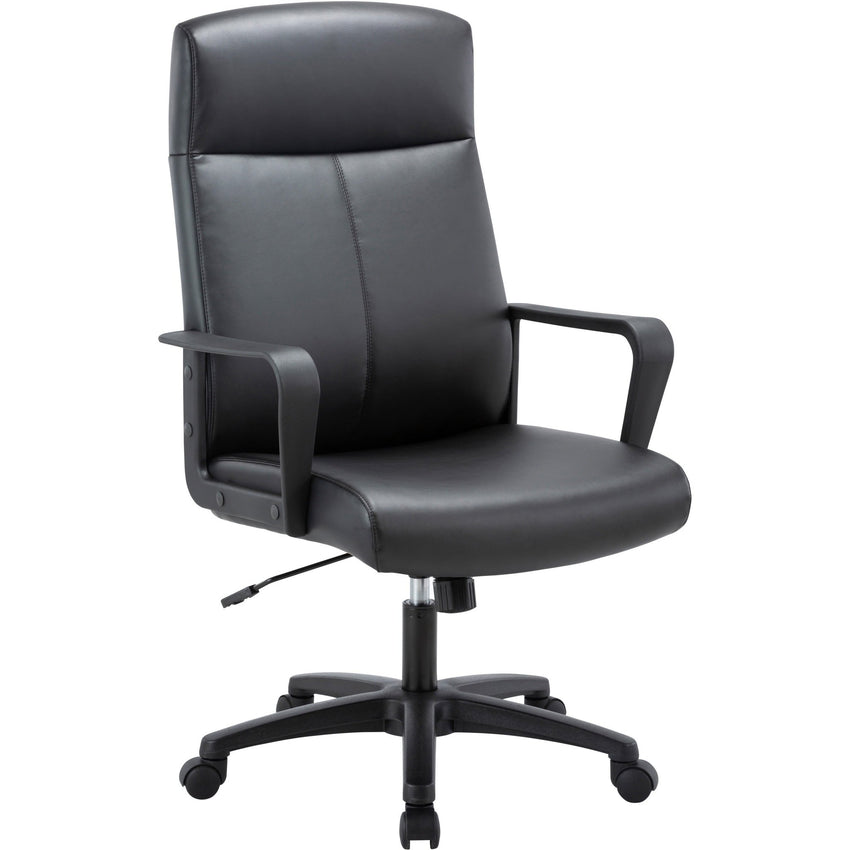 Lorell High - Back Bonded Leather Chair with Tilt Lock and Swivel Function 17.50" - 22.20"H (LLR - LLR41851) - SchoolOutlet