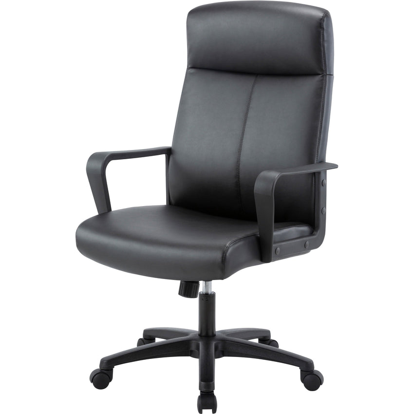 Lorell High - Back Bonded Leather Chair with Tilt Lock and Swivel Function 17.50" - 22.20"H (LLR - LLR41851) - SchoolOutlet