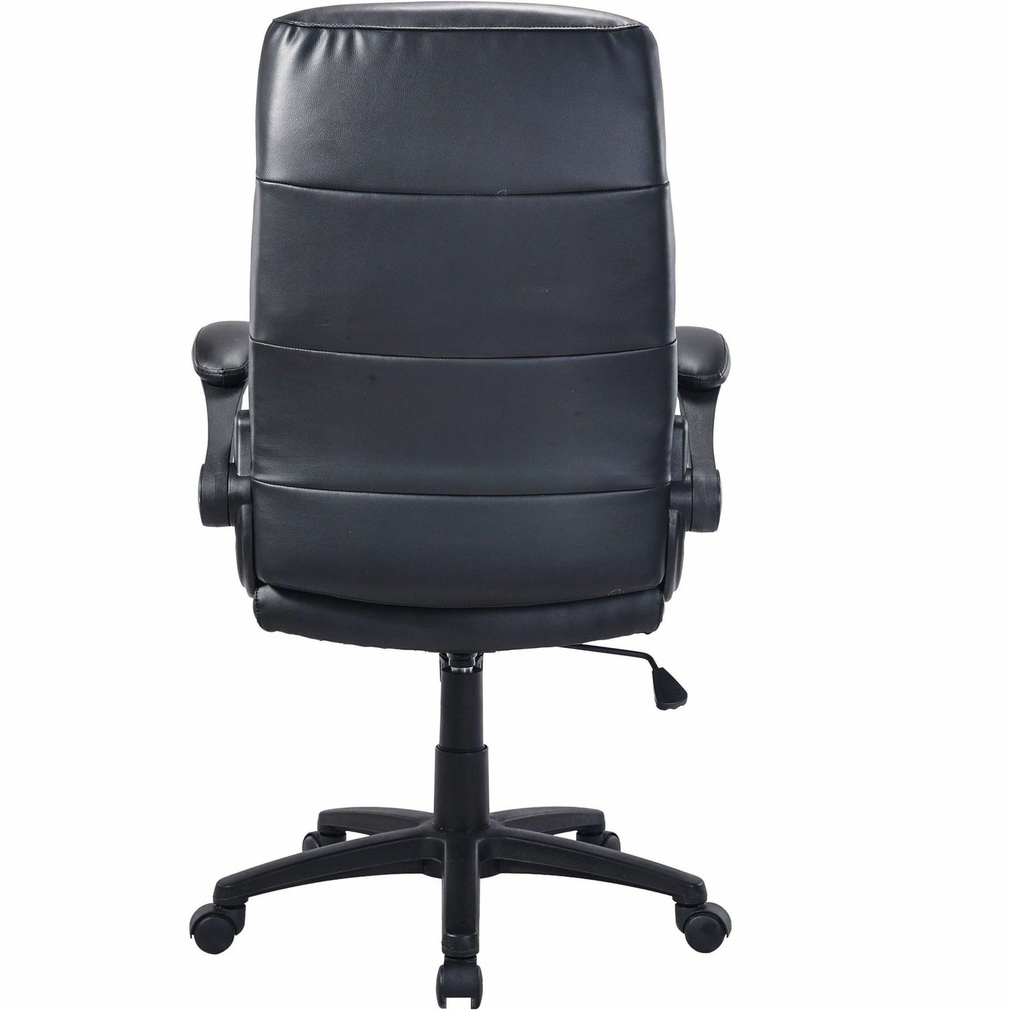 Lorell Colline High - Back Chair with Flip - Up Arms and Bonded Leather (LLR - LLR41853) - SchoolOutlet