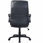 Lorell Colline High - Back Chair with Flip - Up Arms and Bonded Leather (LLR - LLR41853) - SchoolOutlet