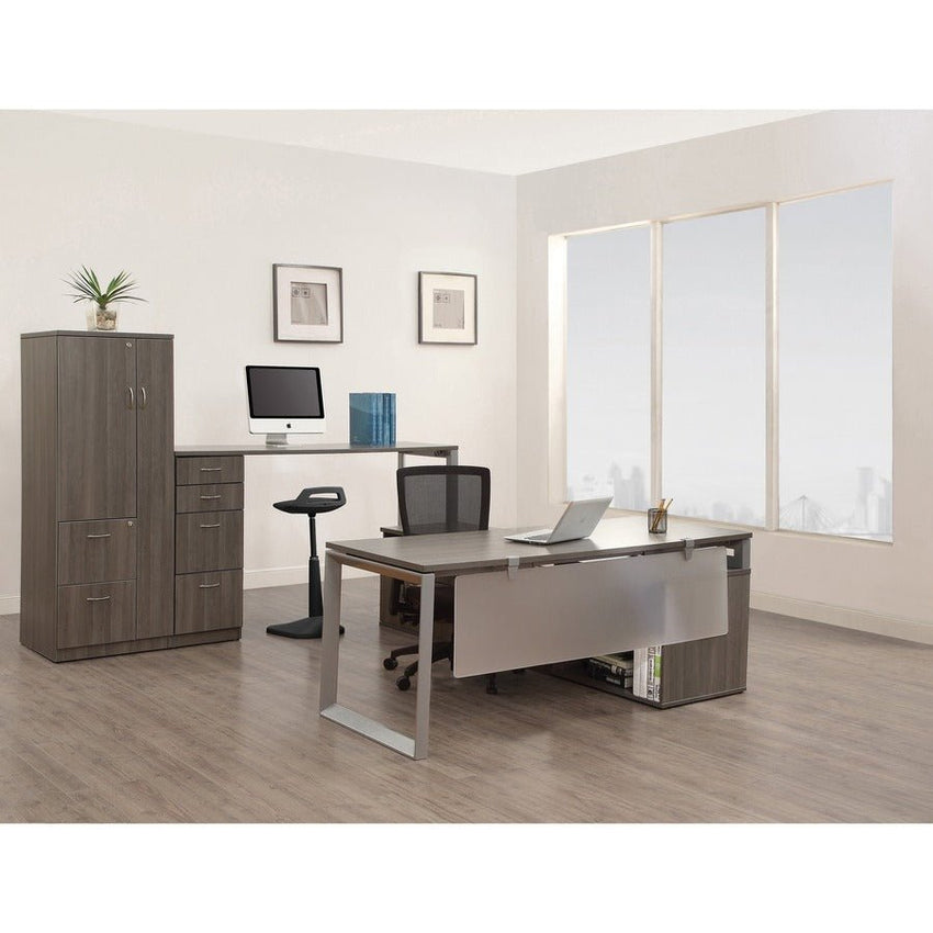 Lorell Pivot Chair for Sit - Stand Workstations with Adjustable Height 26.75" - 36"H (LLR - LLR42168) - SchoolOutlet