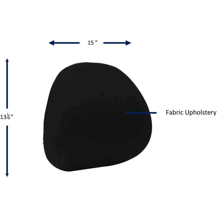 Lorell Ergo Memory Foam Lumbar Back Support with Elastic Band (LLR - LLR42170) - SchoolOutlet