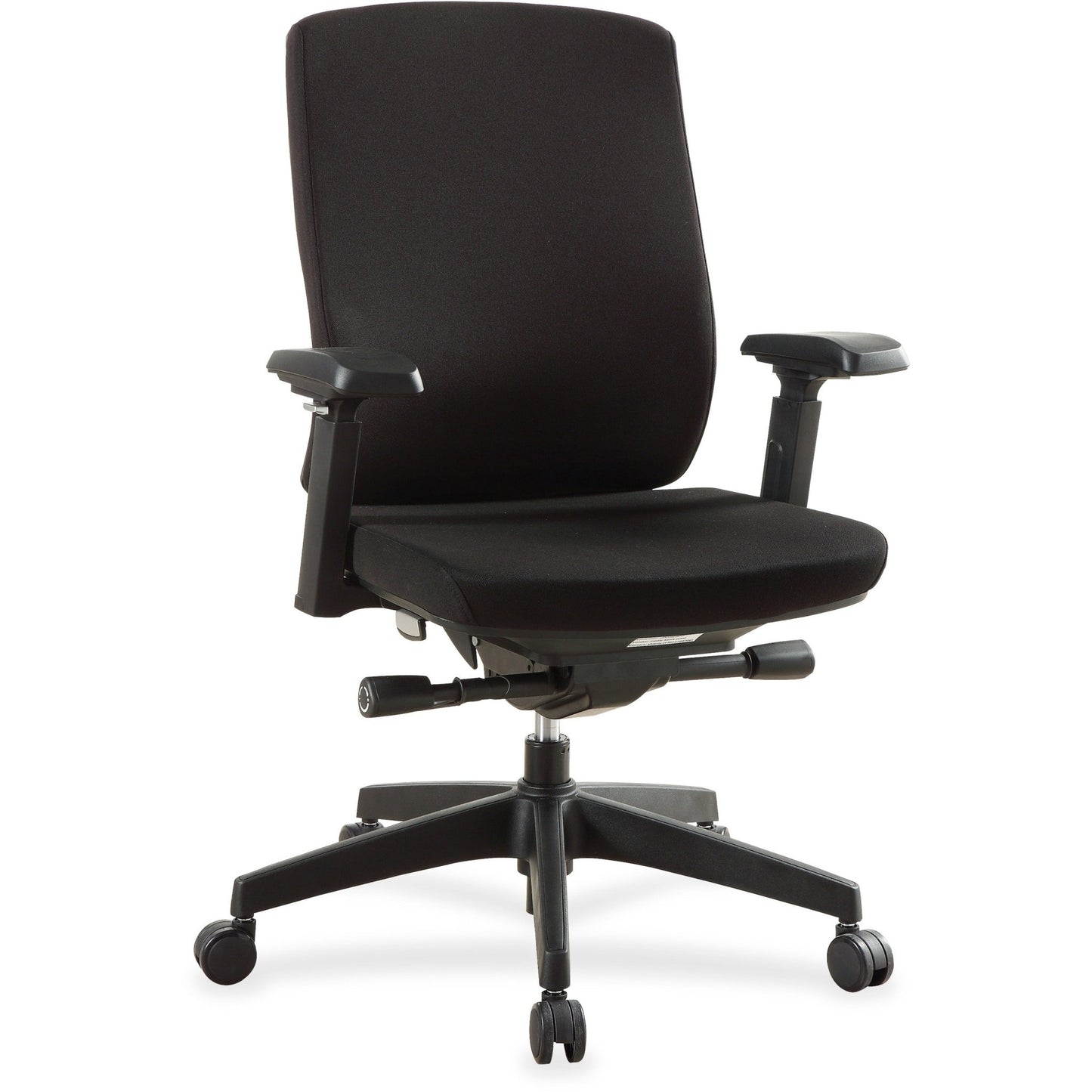 Lorell Premium Mid - Back Chair with Adjustable Pivot Arms and Synchro Tilt 18" - 21.75"H (LLR - LLR42172) - SchoolOutlet