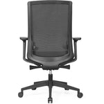 Lorell Mid - Back Mesh Chair with Synchro Tilt and Adjustable Arms (LLR - LLR42180) - SchoolOutlet