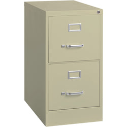 Lorell Fortress Series 2-Drawer Commercial-Grade Vertical File Steel Ball-Bearing 15"W x 22"D x 28.4"H (LLR-LLR4229X284)