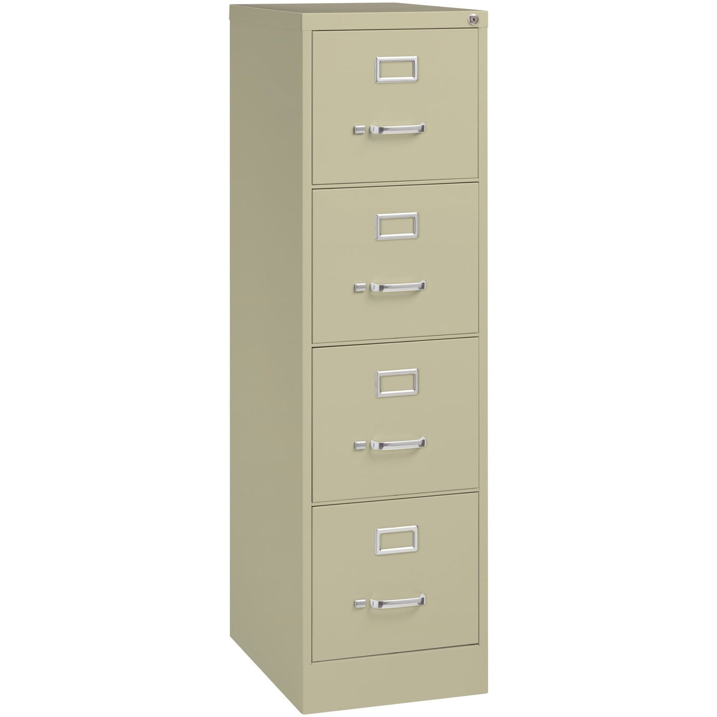 Lorell Fortress Series 4 - Drawer Commercial - Grade Vertical File Steel Ball - Bearing 15"W x 22"D x 52"H (LLR - LLR4229X52) - SchoolOutlet