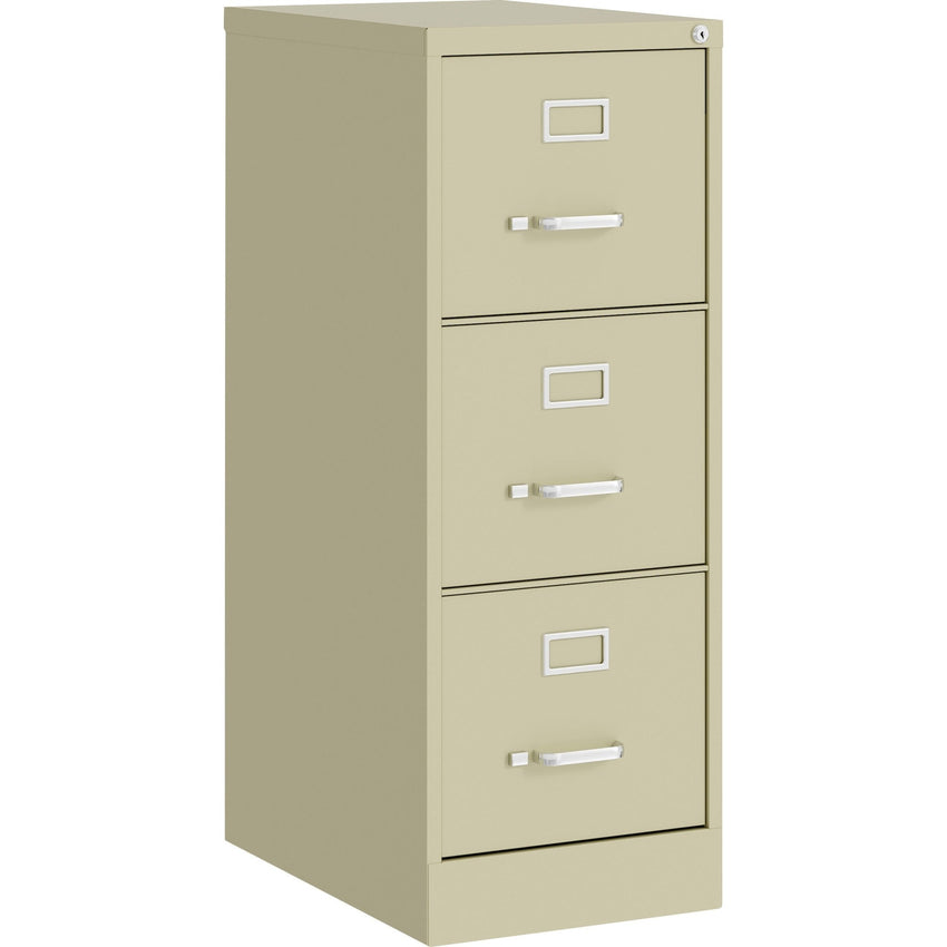 Lorell Fortress Series 3 - Drawer Commercial - Grade Vertical File Steel Ball - Bearing 15"W x 22"D x 40.2"H (LLR - LLR4229X15) - SchoolOutlet