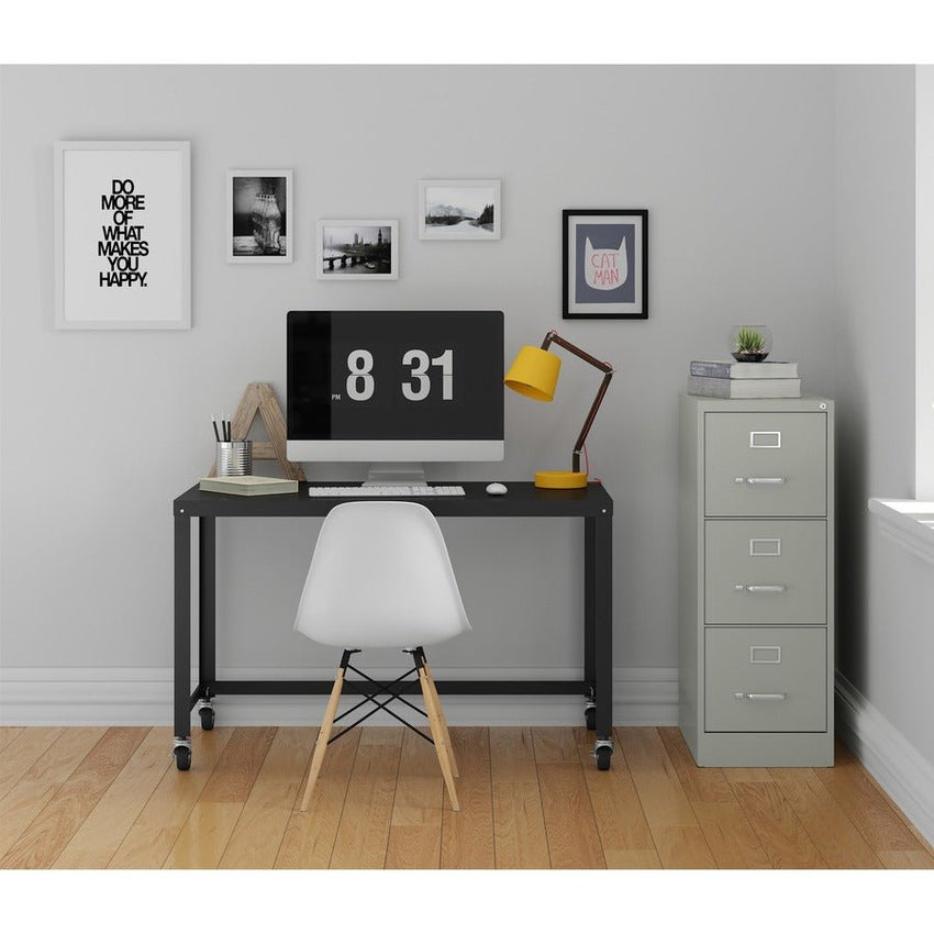 Lorell Fortress Series 3 - Drawer Commercial - Grade Vertical File Steel Ball - Bearing 15"W x 22"D x 40.2"H (LLR - LLR4229X15) - SchoolOutlet