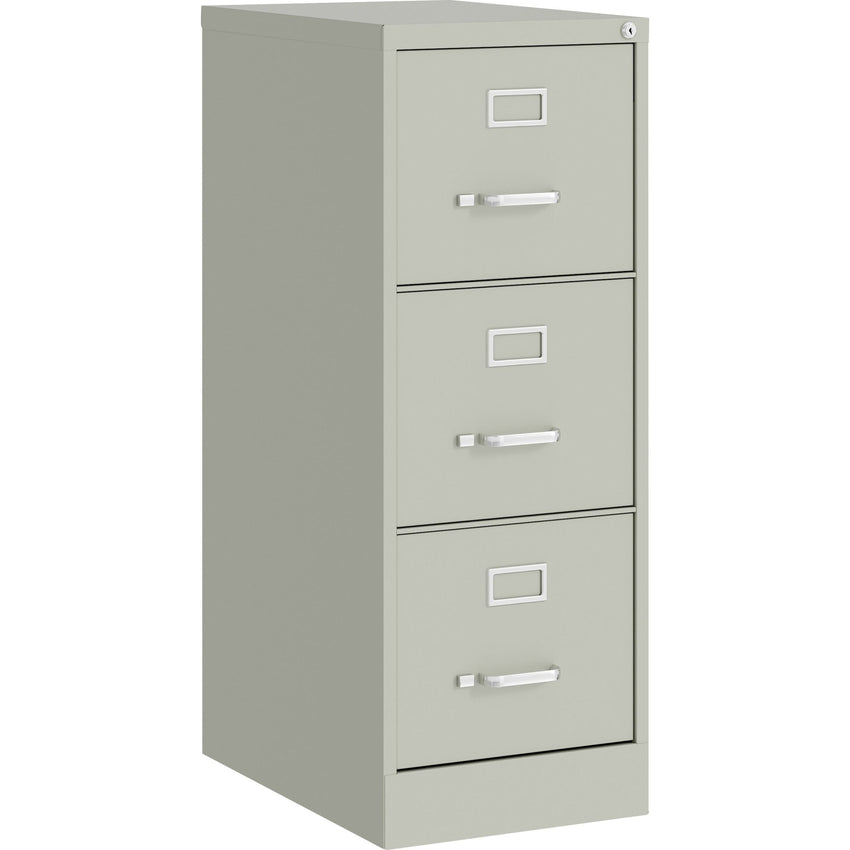 Lorell Fortress Series 3 - Drawer Commercial - Grade Vertical File Steel Ball - Bearing 15"W x 22"D x 40.2"H (LLR - LLR4229X15) - SchoolOutlet