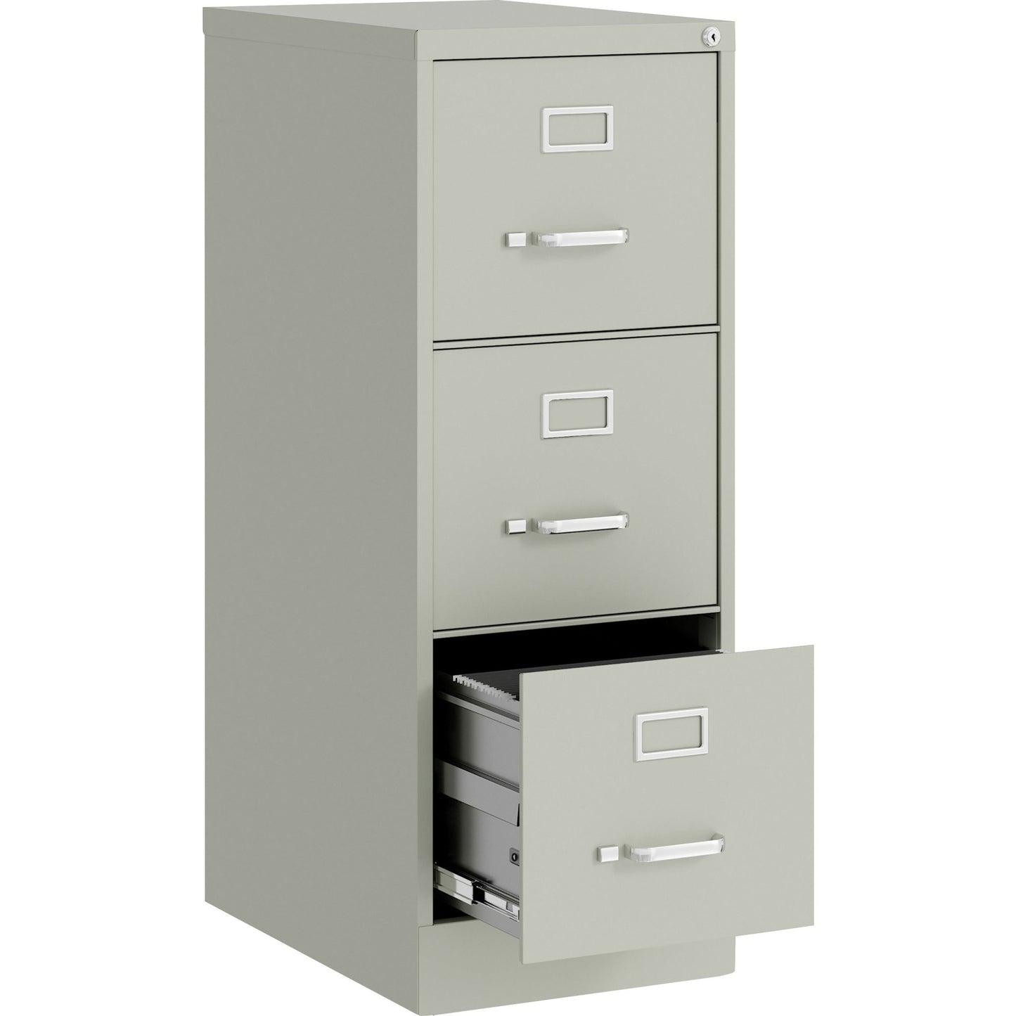 Lorell Fortress Series 3 - Drawer Commercial - Grade Vertical File Steel Ball - Bearing 15"W x 22"D x 40.2"H (LLR - LLR4229X15) - SchoolOutlet