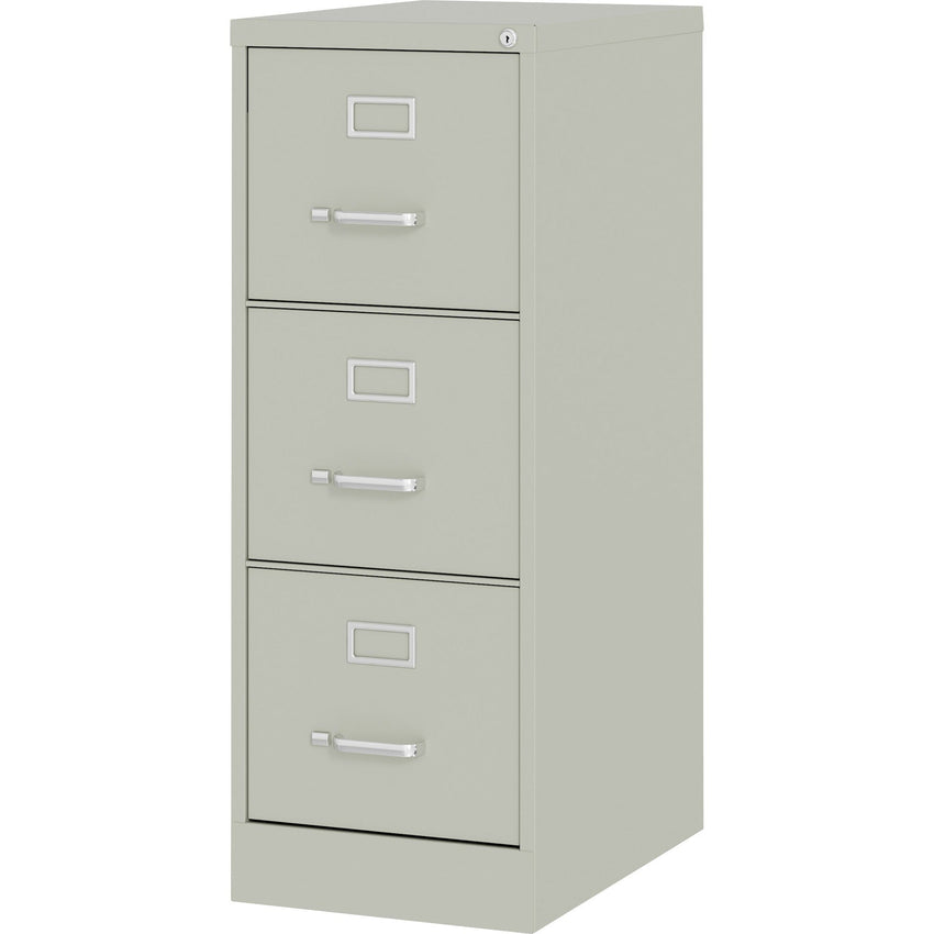 Lorell Fortress Series 3 - Drawer Commercial - Grade Vertical File Steel Ball - Bearing 15"W x 22"D x 40.2"H (LLR - LLR4229X15) - SchoolOutlet