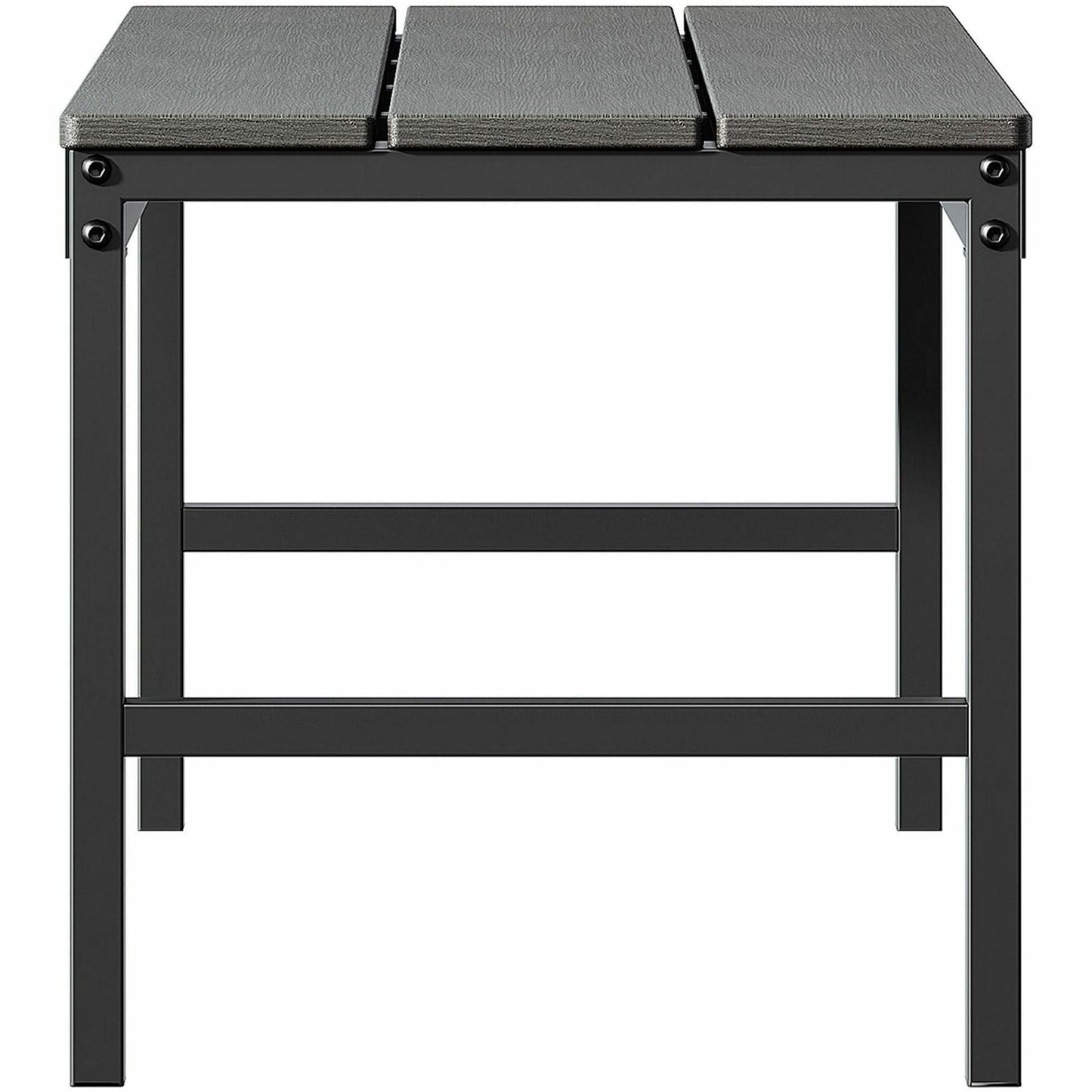 Lorell Faux Wood Outdoor Bench with Steel Tube Base (LLR - LLR42670) - SchoolOutlet