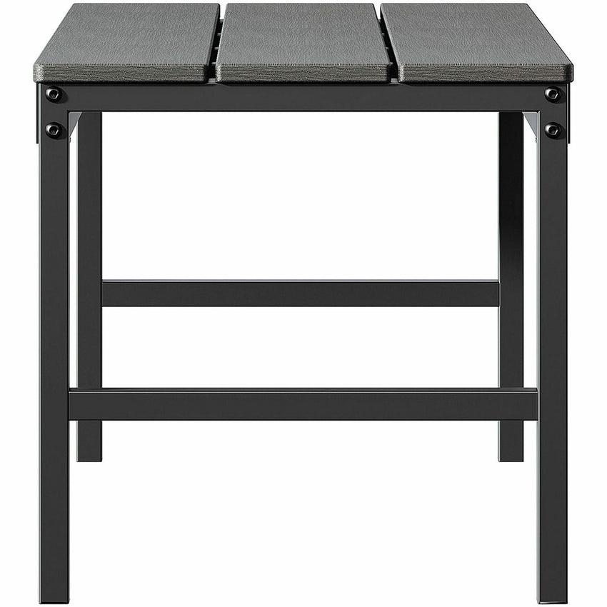 Lorell Faux Wood Outdoor Bench with Steel Tube Base (LLR - LLR42670) - SchoolOutlet
